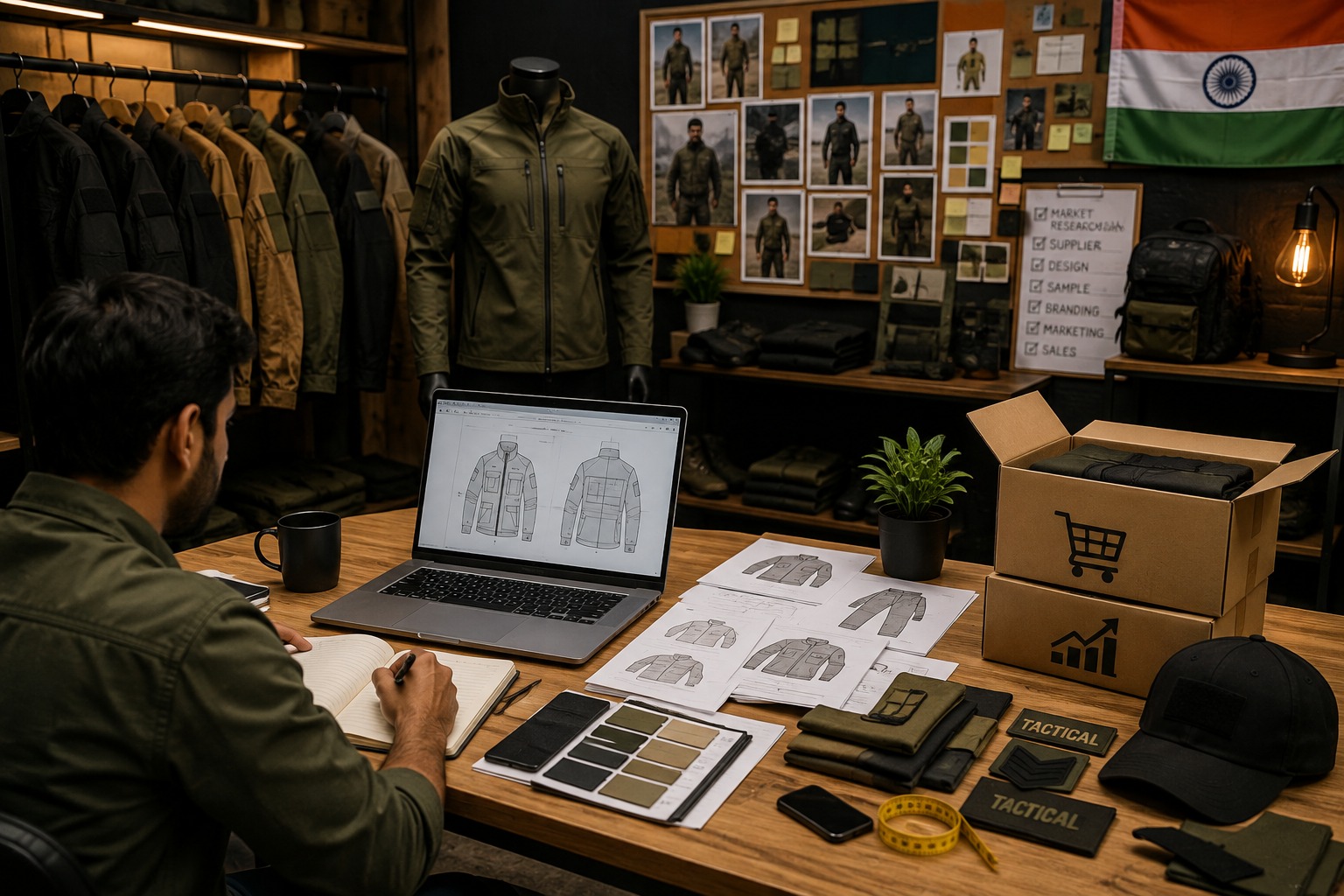 How to Start a Tactical Clothing Business in India