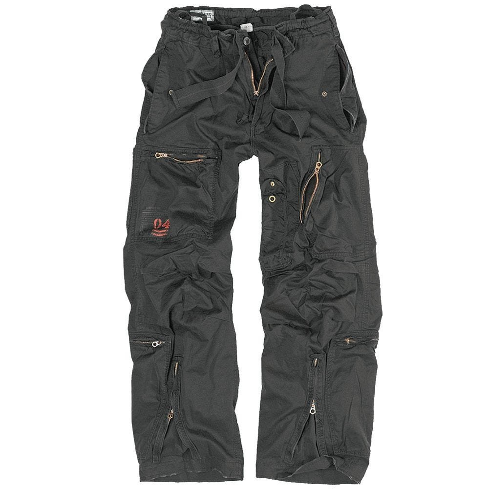 INFANTRY CARGO TROUSERS BLACK