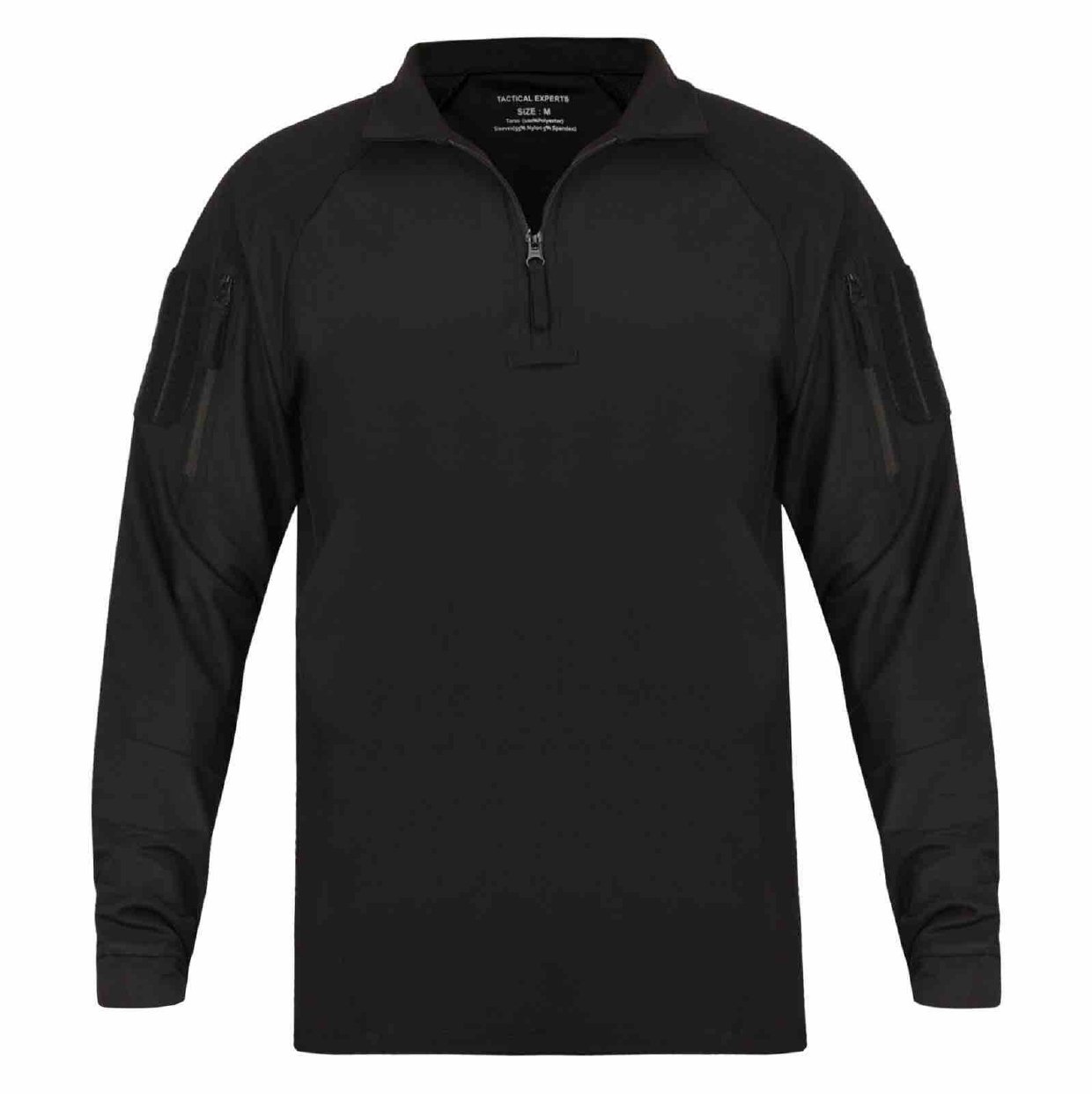 Lycra black tactical full sleeves