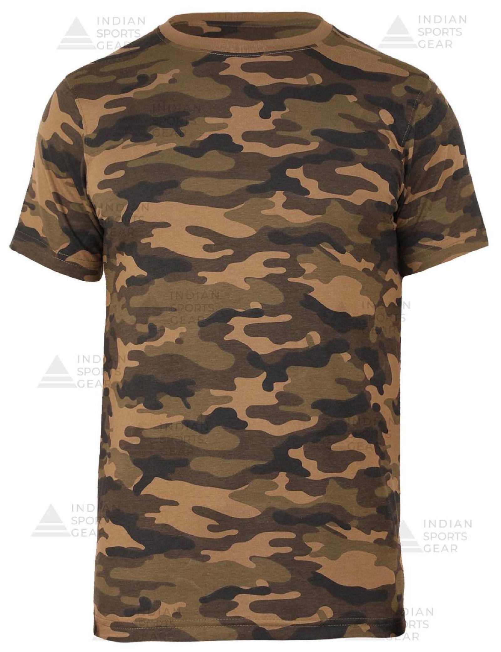 Combat camo T-shirt half sleeves