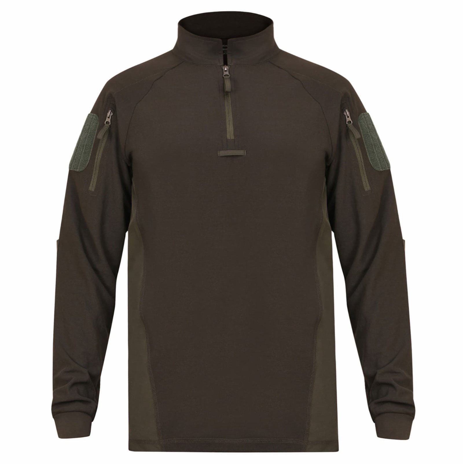 Army green tactical lycra full sleeves t shirt