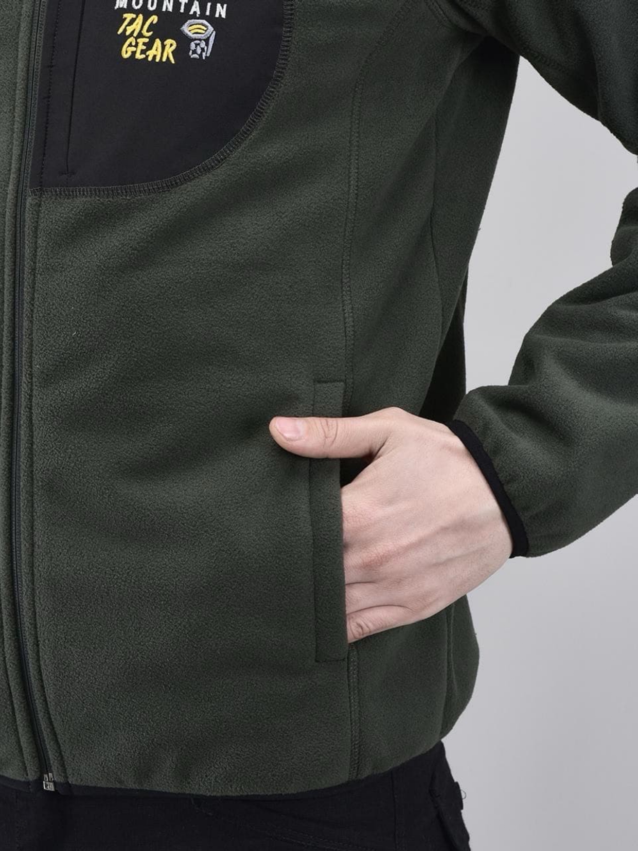 Mountain Tac Gear Jacket Green Black